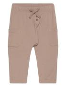 Trousers Joggers Cargo Bottoms Sweatpants Beige Lindex