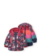 Reversible Parka Floral For Baby Girl Foret Jakke Multi/patterned Boboli