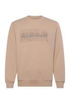 Albula Sweatshirt Tops Sweatshirts & Hoodies Sweatshirts Beige Napapijri