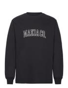 Nord Long Sleeve Tops T-Langærmet Skjorte Black Makia