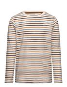 T-Shirt Ls Y/D Tops T-shirts Long-sleeved T-Skjorte Multi/patterned Minymo