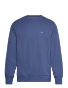 Reg Shield C-Neck Sweat Tops Sweatshirts & Hoodies Sweatshirts Blue GANT