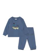 Puma X Trolls Minicat Crew Jogger Tr Sets Tracksuits Blue PUMA