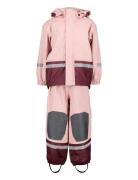 Boardman Kids Set 11 Outerwear Rainwear Rainwear Sets Pink Didriksons