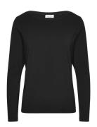 T-Shirts Long Sleeve Tops T-shirts & Tops Long-sleeved Black Marc O'Polo