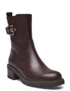 Lumen Shoes Boots Ankle Boots Ankle Boots With Heel Brown Wonders