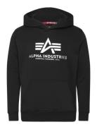 Basic Hoody Carbon Tops Sweatshirts & Hoodies Hoodies Black Alpha Industries