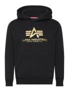 Basic Hoody Carbon Tops Sweatshirts & Hoodies Hoodies Black Alpha Industries