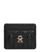 Th Refined Cc Holder Bags Card Holders & Wallets Card Holder Black Tommy Hilfiger