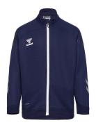 Hmllead Poly Zip Jacket Kids Tops Sweatshirts & Hoodies Sweatshirts Navy Hummel