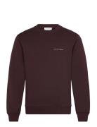 Emerson Tops Sweatshirts & Hoodies Sweatshirts Burgundy Tiger Of Sweden