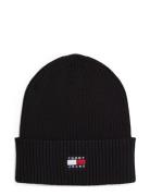 Tjm Heritage Core Beanie Accessories Headwear Beanies Black Tommy Hilfiger