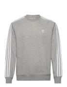 3-Stripes Crew Sport Sweatshirts & Hoodies Sweatshirts Grey Adidas Originals