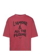 Short Sleeves Tee-Shirt Tops T-Kortærmet Skjorte Red Zadig & Voltaire Kids