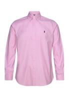 Custom Fit Stretch Oxford Shirt Tops Shirts Casual Pink Polo Ralph Lauren