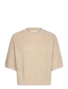 Mschamari Rachelle 2/4 Pullover Tops Knitwear Jumpers Beige MSCH Copenhagen