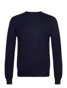 Slim Fit Washable Wool Crewneck Sweater Tops Knitwear Round Necks Navy Polo Ralph Lauren