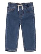 Drawstring Waist Jeans Bottoms Jeans Regular Jeans Blue Mango