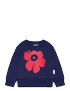 Halli Unikko Placement I Tops Sweatshirts & Hoodies Sweatshirts Blue Marimekko