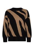 Vmnancy Ls O-Neck Long Pullover Boo Tops Knitwear Jumpers Black Vero Moda