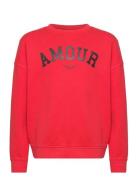 Sweatshirt Tops Sweatshirts & Hoodies Sweatshirts Red Zadig & Voltaire Kids