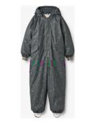 Wintersuit Ludo Outerwear Coveralls Snow-ski Coveralls & Sets Black Wheat