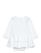 Baby Frilla Dress Dresses & Skirts Dresses Baby Dresses Long-sleeved Baby Dresses White Gugguu