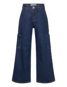 Trousers Bottoms Jeans Wide Jeans Blue Sofie Schnoor Young