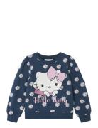 Nmfanna Hellokitty Sweat Bru Vde Tops Sweatshirts & Hoodies Sweatshirts Navy Name It