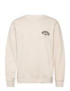 Crewneck Sweatshirt Tops Sweatshirts & Hoodies Sweatshirts Cream Wrangler