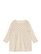 Dress Dresses & Skirts Dresses Casual Dresses Long-sleeved Casual Dresses Cream Sofie Schnoor Baby And Kids