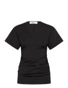 Braxton - Modern Interlock Tops T-shirts & Tops Short-sleeved Black Day Birger Et Mikkelsen