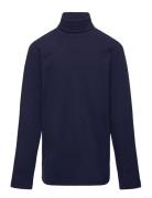 T-Shirt L/S Tops T-shirts Long-sleeved T-Skjorte Navy United Colors Of Benetton