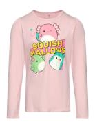 Nmfjulda Squishmallows Ls Top Vde Tops T-shirts Long-sleeved T-Skjorte Pink Name It