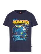 Lwtano 611 - T-Shirt S/S Tops T-Kortærmet Skjorte Navy LEGO Kidswear