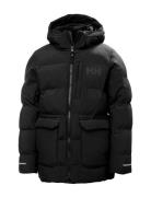 Jr Nord Puffy Parka Foret Jakke Black Helly Hansen