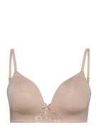 Michelle Soft Bra Lingerie Bras & Tops Soft Bras Non Wired Bras Beige Dorina