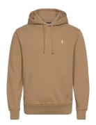 Loopback Fleece Hoodie Tops Sweatshirts & Hoodies Hoodies Beige Polo Ralph Lauren