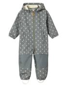 Nmmlaalfa Suit Aop 1Fo Lil Outerwear Coveralls Shell Coveralls Green Lil'Atelier