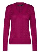 Cable-Knit Cricket Sweater Tops Knitwear Jumpers Red Lauren Ralph Lauren