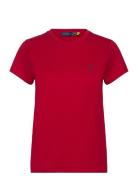 Cotton Jersey Crewneck Tee Tops T-shirts & Tops Short-sleeved Red Polo Ralph Lauren