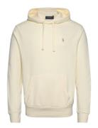 Loopback Fleece Hoodie Tops Sweatshirts & Hoodies Hoodies Cream Polo Ralph Lauren