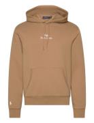 30/1 Double Knt Cvc-Lsl-Sws Tops Sweatshirts & Hoodies Hoodies Brown Polo Ralph Lauren