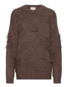 Taccu Tops Knitwear Jumpers Brown Munthe