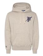 Fleece Graphic Hoodie Tops Sweatshirts & Hoodies Hoodies Beige Polo Ralph Lauren