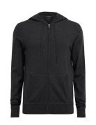 Mode Merino Zip Hood Tops Sweatshirts & Hoodies Hoodies Grey AllSaints