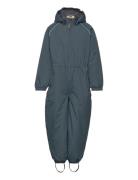 Nylon Junior Suit - Solid Outerwear Coveralls Snow-ski Coveralls & Sets Blue Mikk-line