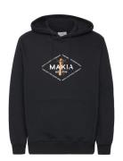 Seaside Hooded Sweatshirt Tops Sweatshirts & Hoodies Hoodies Black Makia