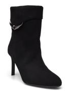 Eternal Boots Goat Suede Shoes Boots Ankle Boots Ankle Boots With Heel Black Zadig & Voltaire