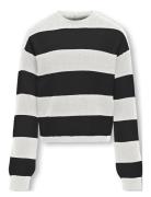 Kogfranca Short L/S Stripe Knt Noos Tops Knitwear Pullovers Multi/patterned Kids Only